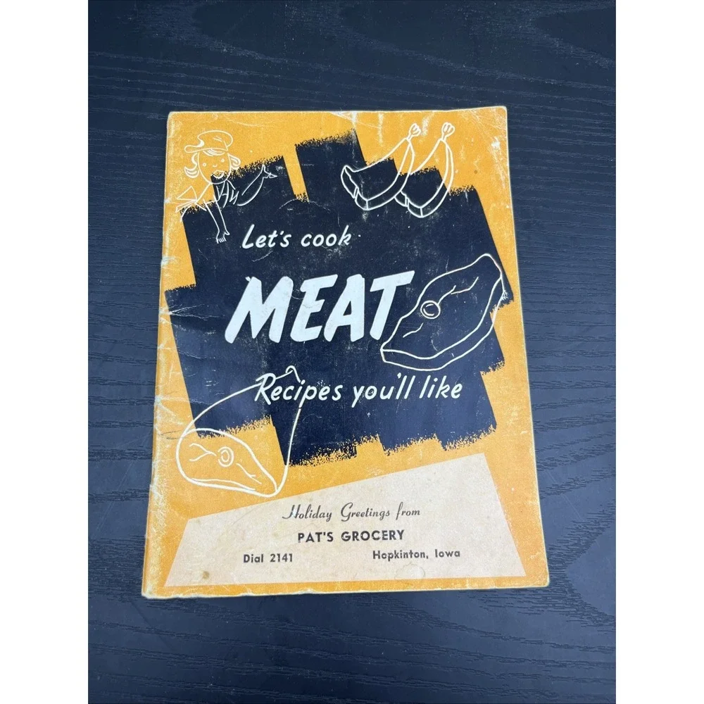 Lets Cook Meat Recipes Youll Like 1953 Vintage Cookbook Livestock Meat Board